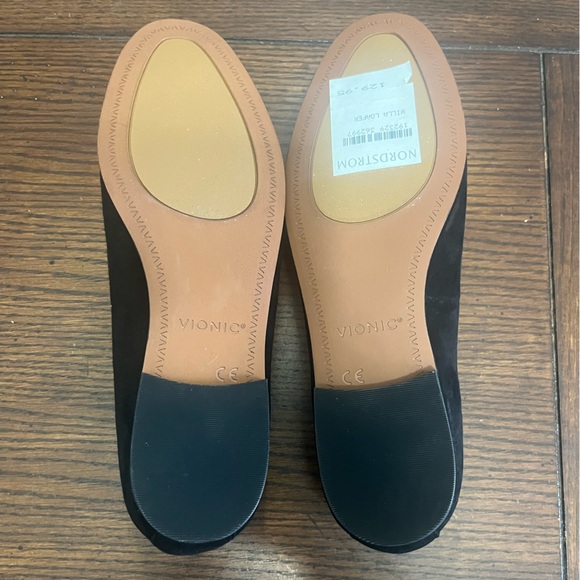 Vionic Willa II black suede flats NEW 6 - Picture 6 of 7